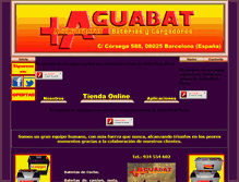 Tablet Screenshot of aguabat.com